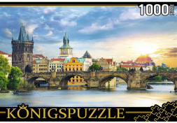 Мозаика KONIGSPUZZLE ПАЗЛЫ 1000 элементов. ГИK1000-0635 ПРАГА. КАРЛОВ МОСТ ПП-00143132