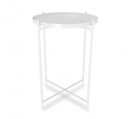 Столик журнальный SHEFFILTON SHT-CT8 белый муар (184326)