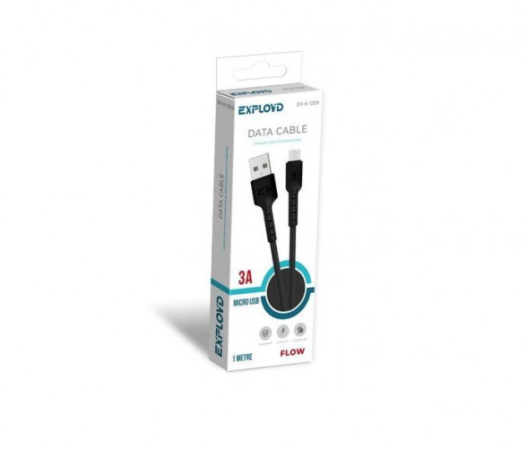 КАБЕЛЬ USB MICRO / MINI EXPLOYD EX-K-1259 Дата-кабель USB - microUSB 1М чёрный