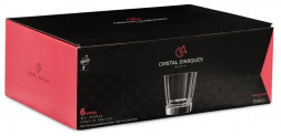 Набор стаканов CRISTAL DARQUES Q4337 Набор стаканов MACASSAR 6шт 320мл низкие