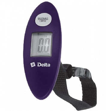 Весы кухонные DELTA D-9100 фиолетовый : 40 кг, цена деления 100 г(100)