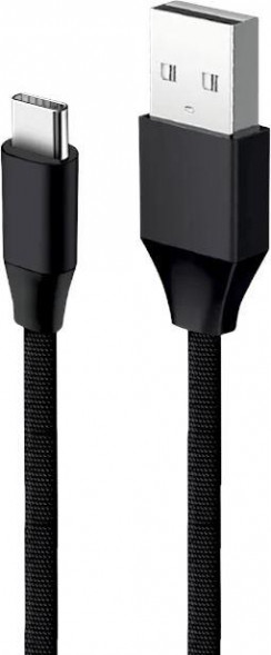 Кабель AKSBERRY (6900278680010) X158 USB A-Type C, 3A, черный