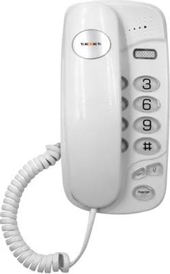 Телефон проводной TEXET TX-238 белый