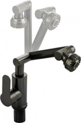 Смеситель для кухни BRIMIX 5905 Смеситель для кухонной мойки и раковины, шаровый, из высокопрочного пластика АБС, поворотный излив и аэратор, цвет ГРАФИТ.