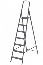 Лестница СИБРТЕХ Стремянка 7 ступеней, компактная, стальная Россия 97947