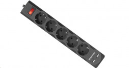 Сетевой фильтр DEFENDER (99751) DFS 751 1.8 м, 5 розеток