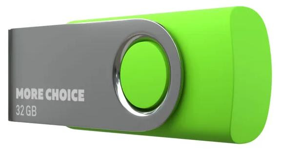 флэш-накопитель MORE CHOICE (4610196407628) MF32-4 USB 32GB 2.0 Green