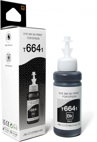 Чернила NV PRINT Чернила NVP T6641 (NV-C13T66414A) для аппаратов Epson (70 ml) Black (в коробке) совместимые