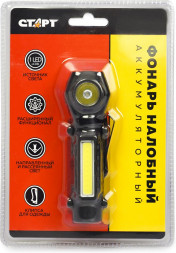 Фонарь СТАРТ (201) LOE 502-C1 черный