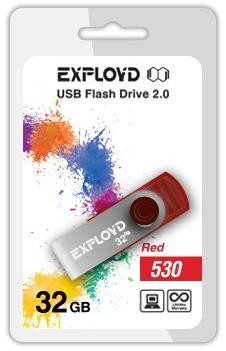 USB флэш-накопитель EXPLOYD 32GB 530 красный