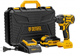 Винтоверт DENZEL Винтоверт ударный аккумуляторный бесщет. CIDH-BL-20-270, Li-Ion, 20 В// 26514
