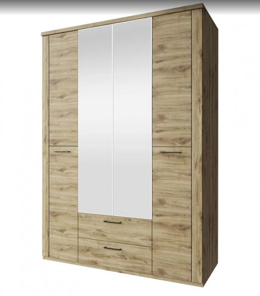 Шкаф АНРЭКС DOORSET Шкаф 4DG2S Z. Цвет ДУБ НАВАРРА (6 уп)