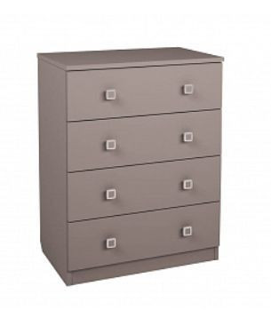 Комод POLINI Комод Polini kids Simple c 4 ящиками, серый (1кор)