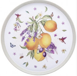 Поднос AGNESS 898-038 ПРОВАНС ЛИМОНЫ 33см