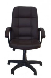 Кресло компьютерное ЯрКресло Кресло Кр64 ТГ ПЛАСТ ЭКО3 (экокожа шоколад)