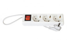 Удлинитель без заземления СПУТНИК ВК-303 1,8М