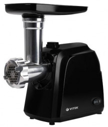 Мясорубка VITEK VT-3621 (MC) черный/серебро
