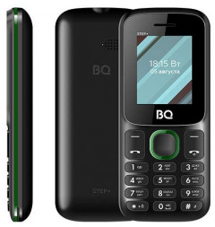 Мобильный телефон BQ 1848 STEP+ BLACK+GREEN