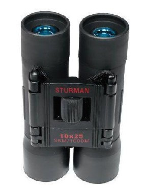Бинокль STURMAN 10X25 черный