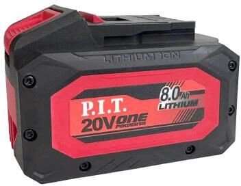 Аккумулятор P.I.T. Аккумулятор OnePower PH20-8.0 (20В, 8Ач, Li-Ion, индикация заряда, плата) P.I.T. Аккумулятор OnePower PH20-8.0 (20В, 8Ач, Li-Ion, индикация заряда, плата)