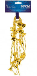 Шары и украшения ВОЛШЕБНАЯ СТРАНА Бусы Колокольчики 2, 7м золото 104001 (6)