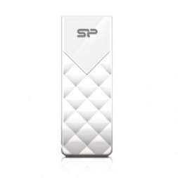 USB флеш SILICON POWER 4GB ULTIMA U03 белый выдвижной