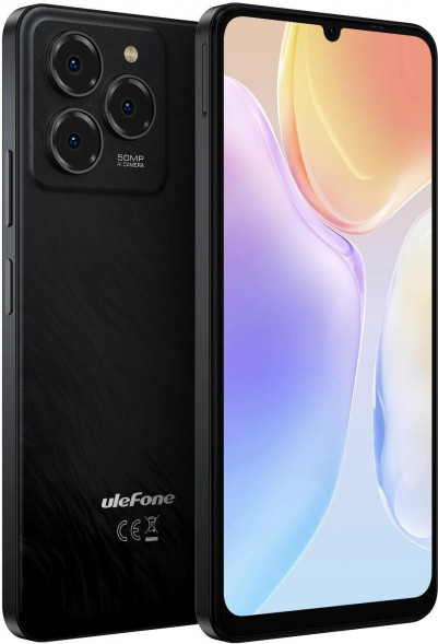 Смартфон ULEFONE Смартфон Note 20 Pro Euroasia 4+128 Satin Black/6.75”HD+/90Hz/UnisocT606/And14/50+2+Depth/8MP/6000mAh ULEFONE Смартфон Note 20 Pro Euroasia 4+128 Satin Black/6.75”HD+/90Hz/UnisocT606/And14/50+2+Depth/8MP/6000mAh