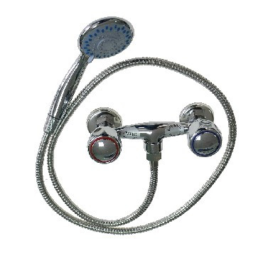 Смеситель для душевой кабины D&amp;B 1144 Смеситель в душевую кабинку металлокерамика с гибким шлангом