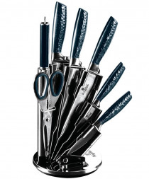 Набор ножей BERLINGER HAUS BH-2460 Aquamarine Edition Набор ножей на подставке 8 пр.