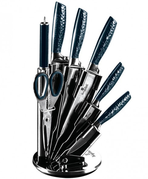 Набор ножей BERLINGER HAUS BH-2460 Aquamarine Edition Набор ножей на подставке 8 пр.
