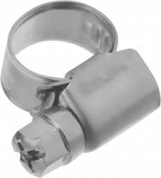 СИБРТЕХ Хомуты нержавеющая сталь, Стандартное болтовое крепление 8-12 мм, 100 штук в упаковке, ширина 9 мм 47576