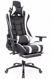 Кресло компьютерное EVERPROF LOTUS S1 экокожа черный/белый