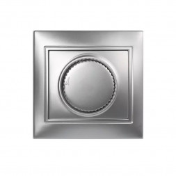 выключатель SMARTBUY (SBE-01s-2.5-D-0) Венера, светорегулятор,серебрро