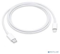 APPLE Кабель MM0A3ZM/A USB Type-C (m)-Lightning (m) 1м белый