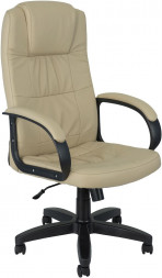 Кресло компьютерное ЯрКресло Кресло Кр81 ТГ ПЛАСТ ЭКО2 (экокожа слоновая кость)