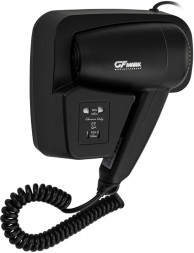 Фен для волос GFMARK 6813 Фен для волос в ванную комнату с боковым креплением, с розеткой, 1200W, черного цвета