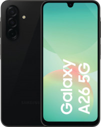 Смартфон SAMSUNG Мобильный телефон GALAXY A26 6/128GB SM-A266BZKIMEA BLACK
