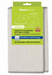 Коврик для сушки MASTER HOUSE Грэй из микрофибры 24*45см 60379