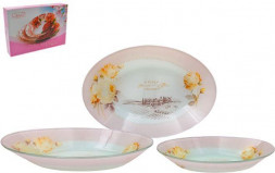 Набор салатников LAVENIR S4412/3-BB080L