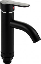 Смеситель для раковины BRIMIX 5952 Смеситель для раковины, шаровый, из высокопрочного АБС пластика, цвет ЧЕРНЫЙ.