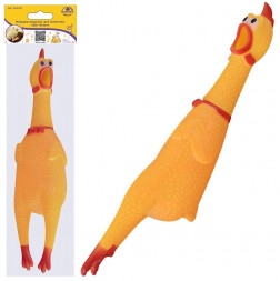 Игрушка MULTIDOM Игрушка-пищалка для животных &quot;Биг Чикен&quot; VL40-63