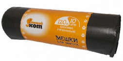 Хоз. товары РЫЖИЙ КОТ мешки для мусора особо прочные 120л 10шт/рул (310310)