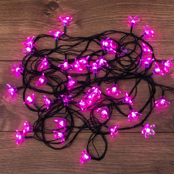 Гирлянда NEON-NIGHT (303-038) ГИРЛЯНДА Ы САКУРЫ 50 LED РОЗОВЫЕ 7 МЕТРОВ С КОНТР-М
