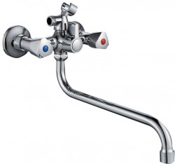 Смеситель GOTA ROCIO G096710-GOTA Ronda смеситель д/ванны с 2-мя рукоятками с изливом S-30см. перекл.душа