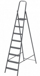 Лестница СИБРТЕХ Стремянка 8 ступеней, компактная, стальная Россия 97948