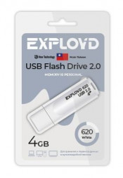 USB флэш-накопитель EXPLOYD EX-4GB-620-White