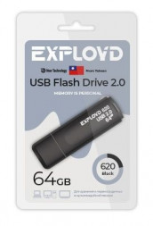 USB флэш-накопитель EXPLOYD EX-64GB-620-Black