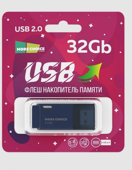Флэш-накопитель MORE CHOICE (4610196405150) MF32 - черный