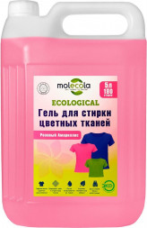 Гель для стирки MOLECOLA Гель для стирки цветных тканей Розовый Амариллис 5000 мл, 71041