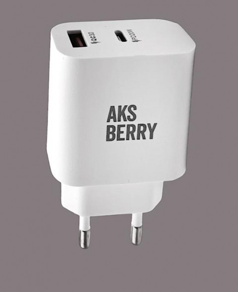 СЗУ AKSBERRY (6900253210018) T43 20W PD + QC3.0 , белый